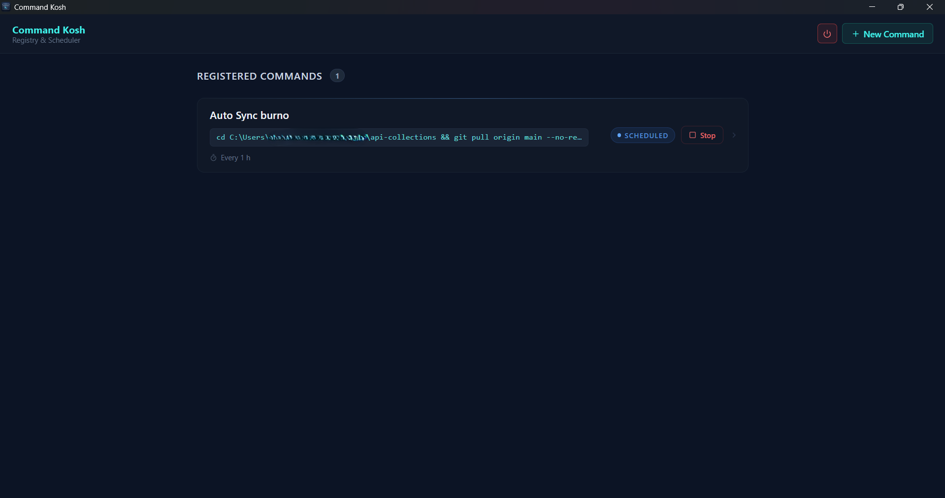 Command Kosh Dashboard